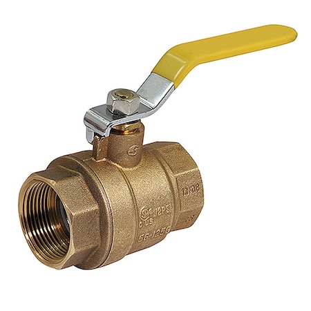 Everflow FIP Gas Ball Valve, Brass 2" FTGV-02F02F