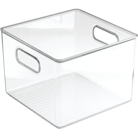 Idesign 8'' W. x 6'' H. x 8'' D. Clear Fridge/Pantry Storage Binz 71230