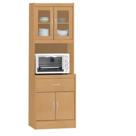 Hodedah Kitchen Cabinet HIK96 BEECH