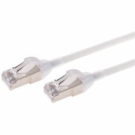 Monoprice SLIMRUN CAT6A ETHERNET PATCH CABLE - SNAGLESS_ DOUBLE SHIELDED_ COMPON 42963
