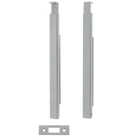 Ives 11in Steel Surface Bolt, Mortise Strike, Sprayed Aluminum SB1600M1-B SP28