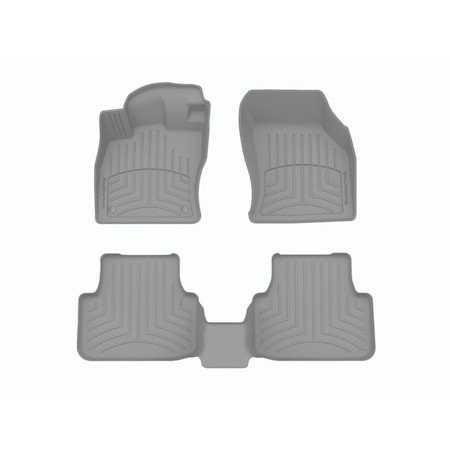 Weathertech Grey, Front and Rear FloorLiner HP 461317-1-2IM