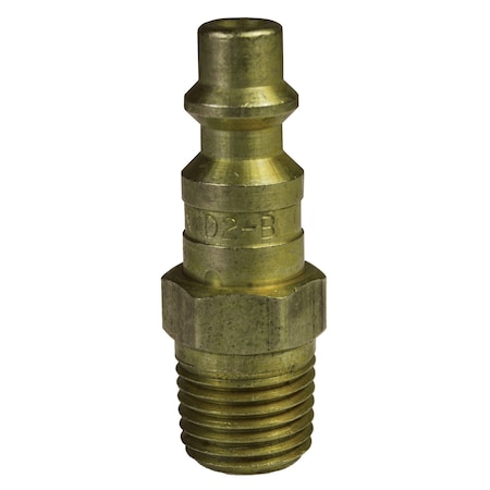 Dixon Industrial Male Plug BR, 1/2", NPTF, 1/2" D4M4-B