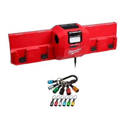 Milwaukee Hand Trucks M18 & M12 Rapid Charger & (2) XC6.0 Battery Pack 2 Pack Bundle MKE-BDL-11511
