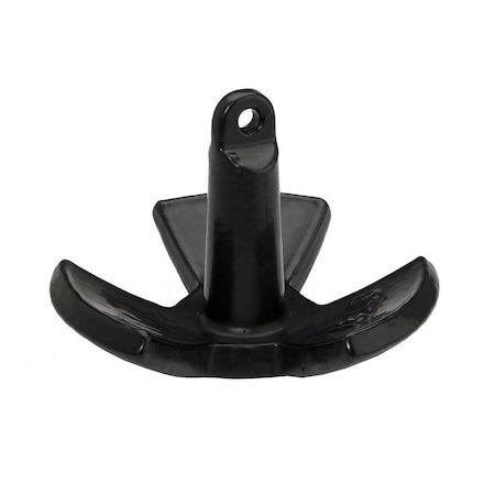 Alegria 9943B1 No 15 Solid Cast Iron Mushroom Boat Anchor, Black AL3023403