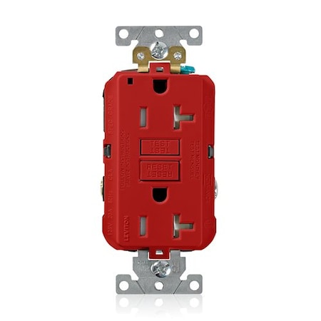 Leviton Plugs&Rcptcls, 20A, 125VAC, Rd, Polycarb G5362-TR