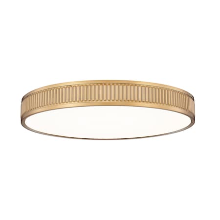 Z-Lite Stari 1 Light Flush Mount, Modern Gold, 20.75 In W 1013F20-MGLD-LED