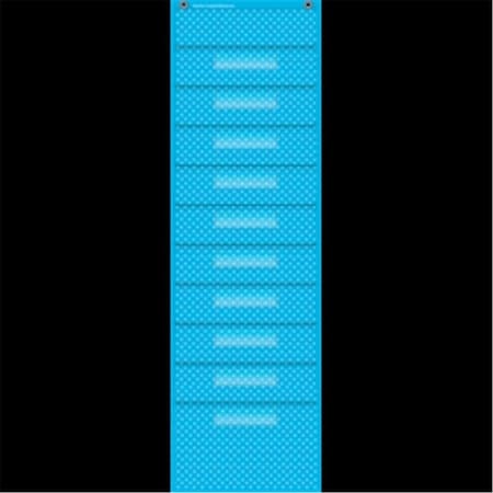 Roomfactory Aqua Polka Dots 10 Pocket File RO288536