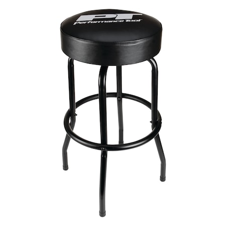 Performance Tool Bar Stool, Swivel Seat 30 in. Tall Vinyl Padded W85010