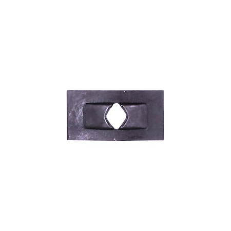 Auveco Flat Nut 3/32in Stud Size 1/4in x 7/16, 100PK 2100