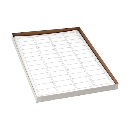 Zoro Select Cyro Label, White, Polypropylene, PK20 GRAING-C79