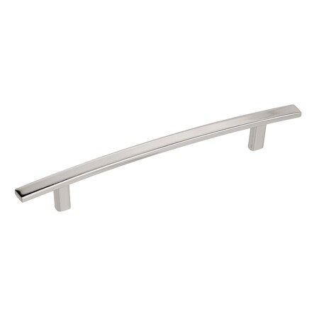 Amerock Cyprus 6-5/16 inch (160mm) Center-to-Center Polished Nickel Cabinet Pull, 10PK 10VMP26204PN