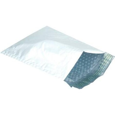 Partners Brand Bubble Lined Poly Mailers, 14 1/4" x 20", White, PK50 B837