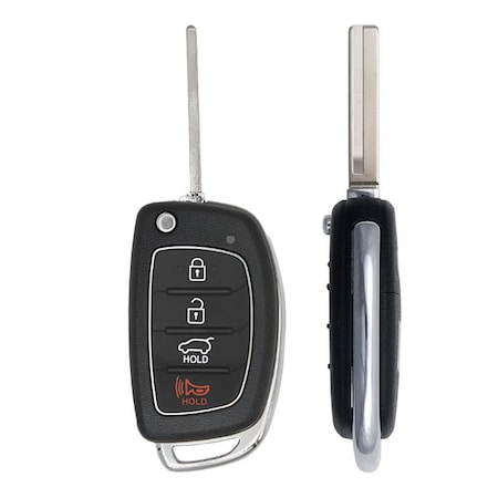 Aks Keys 2017 - 2018 Hyundai Santa Fe Flip Key Fob 4B FCC# TQ8-RKE-4F31 RC-HYUNDAI-40C