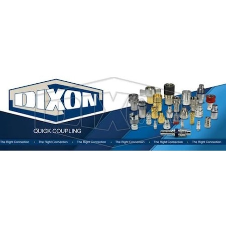Dixon QUICK COUPLING END CAP SIGN DQC-SIGN