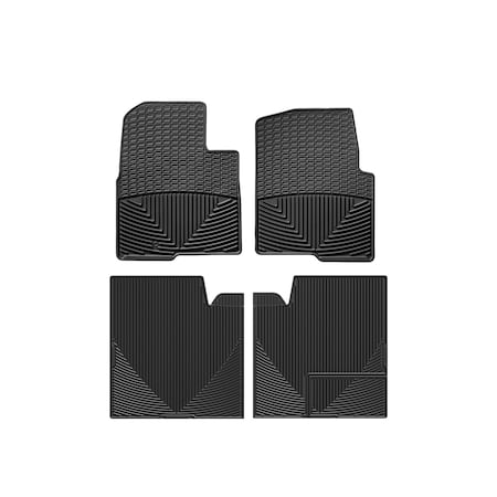 Weathertech Black, Front and Rear All Weather Floor Mats W137-W274