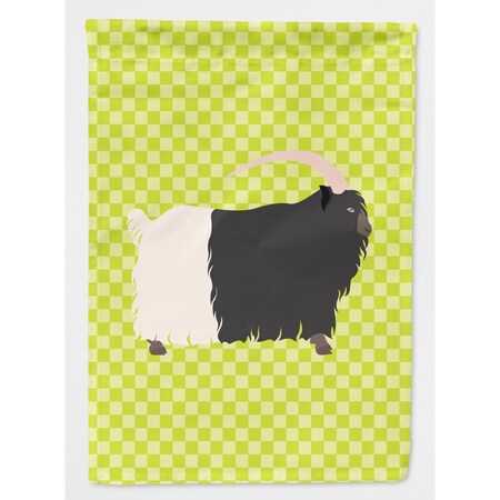 Carolines Treasures Welsh Black-Necked Goat Green Flag Canvas House BB7713CHF
