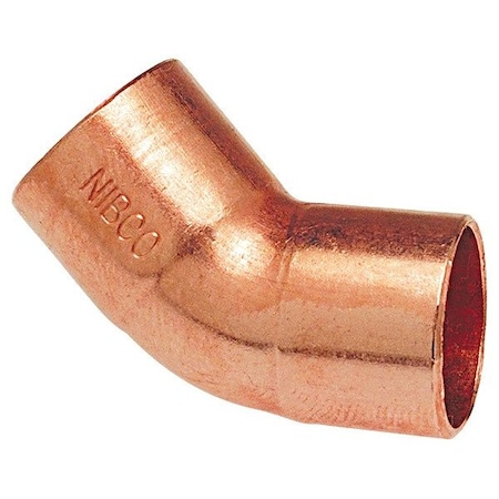 Nibco Elbow, Copper, Cup 3/4 in, FTG 3/4 in 9042901