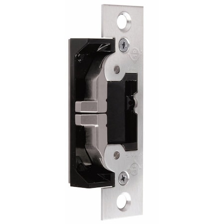 Adams Rite Heavy Duty Electric Door Strike, 1 1/4 in W x 4 7/8 in H, Cylindrical, Aluminum 7400-628