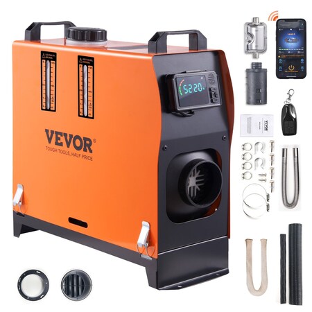 Vevor Diesel Air Heater All-in-one 12V24V 8KW LCD Remote Control Car RV Indoors XMZ-W-D4