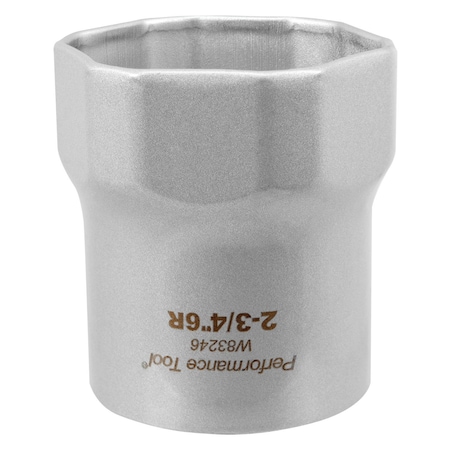 Perform Tool Socket 1/2 In Drive; 23/4 In; Standard; Wheel Bearing Round Locknut Socket; 6 Point; Single W83246