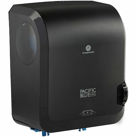 Georgia-Pacific Paper Towel Dispenser, Pacific Blue Ultra, Hardwound, 8 in Paper Towel Wd, Plastic, Black 59594