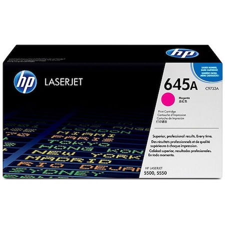 Hp 645A (C9733A) Magenta Original LaserJet Toner Cartridge (12,000 Yield) C9733A