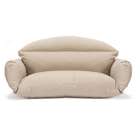 Leisuremod Hanging 2 Person Egg Swing Cushion, Taupe ES57C-TP