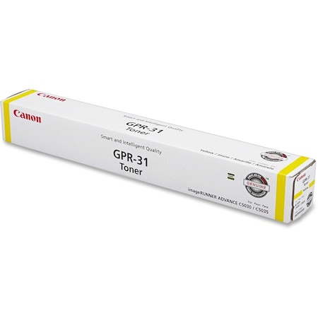 Canon GPR-31 Original Laser Toner Cartridge, Yellow, 27000 Pages 2802B003AA
