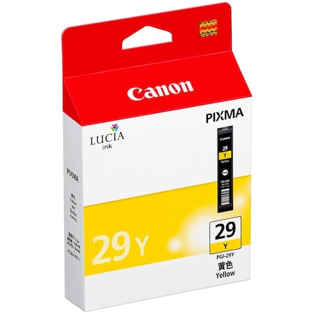 Canon PGI-29 YELLOW INK TANK - CARTRIDGE - FOR THE PIXMA PRO-1 INKJET PHOTO PRINTER - 4875B002