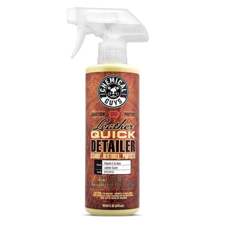 Chemical Guys Leather and Vinyl Interior Detailer Liquid 16 fl. oz. SPI21616