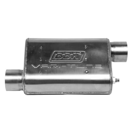 Bbk Performance 31035 3 in. Dia. Varitune Series Stainless Steel Exhaust Muffler BBK31035