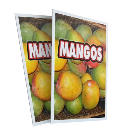 Signmission Mangos, Plastic Signs Only 24 Inch x 36 Inch, Corrugated Plastic, 2PK CSB-2436-2PACK-Mangos