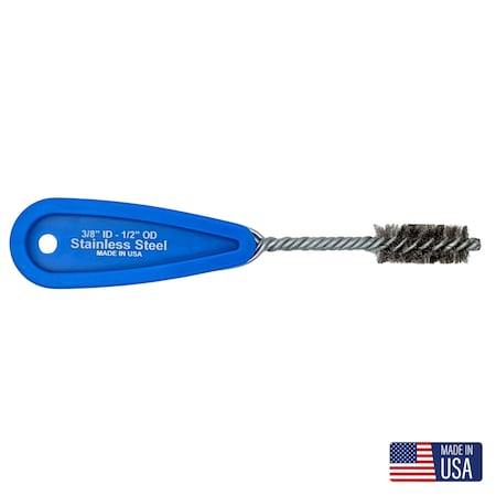 Schaefer Brush Stainless Steel Premium plumbing copper fitting brush, Plastic 00926