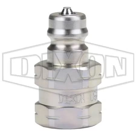 Dixon DQC K Interchange Female Plug, 1/4-19 Nominal, Female BSPP, Steel K2BF2