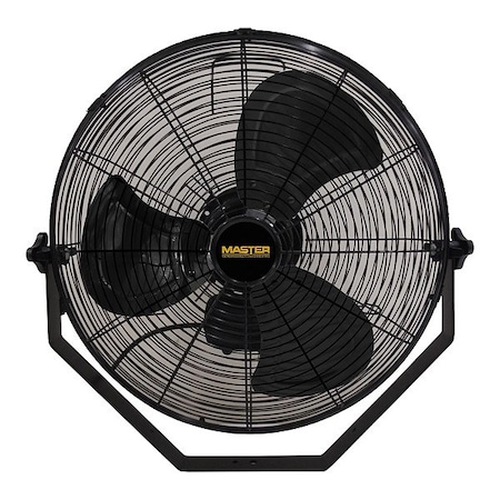 Master MountedFan, Black, 18inDia, Aluminum, 3Blade MAC-18WB