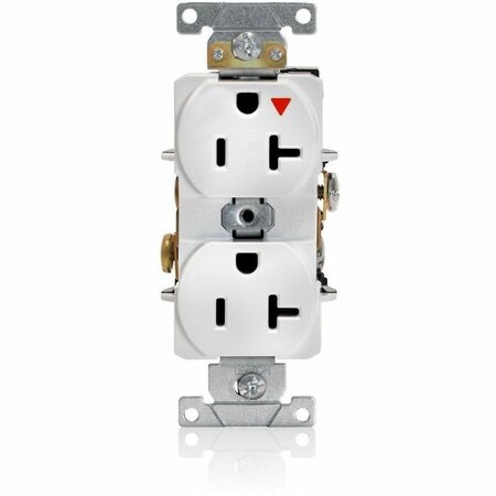 Leviton Industrial Series Heavy Duty Grade Duplex Receptacle, 20 Amp, 125 Volt 5362-IGW