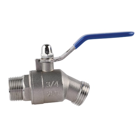 Homewerks Worldwide Homewerks 3/4 in. MIP in. X 3/4 in. Garden Hose Thread Stainless Steel Hose Bibb VHBSSL4