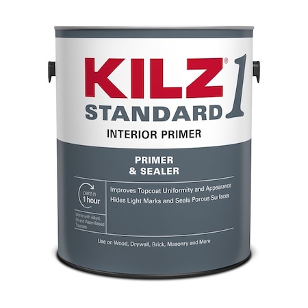 Kilz Interior Primer, Matte, White, 1 gal L201111