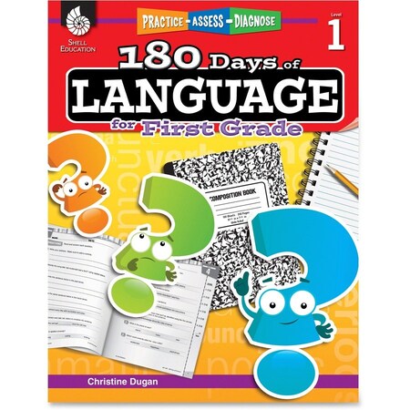 Shell Education 180 Days of Language Book, Grade 1 51166