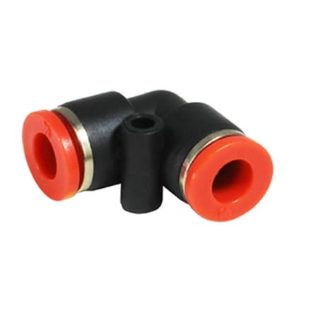 Tinkertools 0.25 in. 90 deg Union Nylon To Nylon Straight, 2PK TI2954624