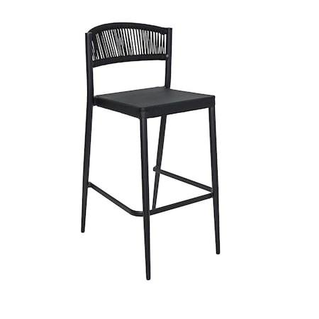 Bfm Seating Tahiti 30in Outdoor Bar Stool PHXSBBLBL