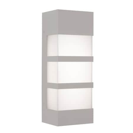 Afx State - LED Outdoor Wall Sconce - 12in H - 18W - Textured Gray SEW0412LAJUDTG