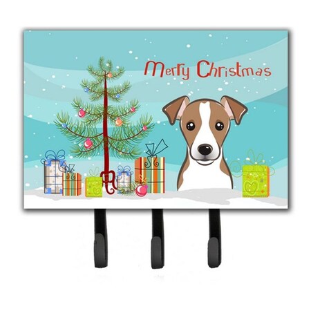 Carolines Treasures Christmas Tree and Jack Russell Terrier Leash or Key Holder BB1632TH68