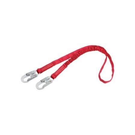 Dbi-Sala Protecta PRO-STOP, Shock Absorbing Lanyard, 6 ft, Self-Locking Connection, 2 Legs 098-1340220