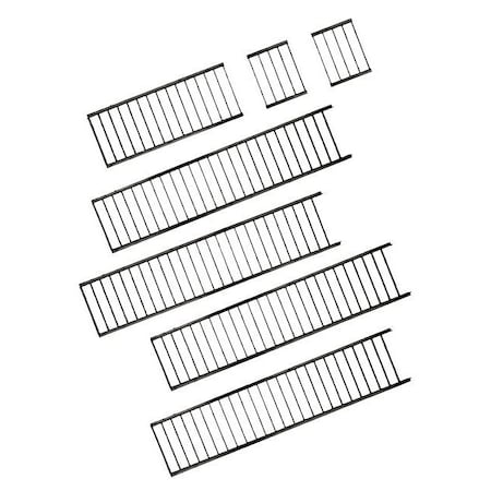 Keystone Straight Blade Louver Kit for X Shape Series A Linear Arch Fixtures.  Louver compatible end caps sol KT-LALED-XA-LVR-2-KIT