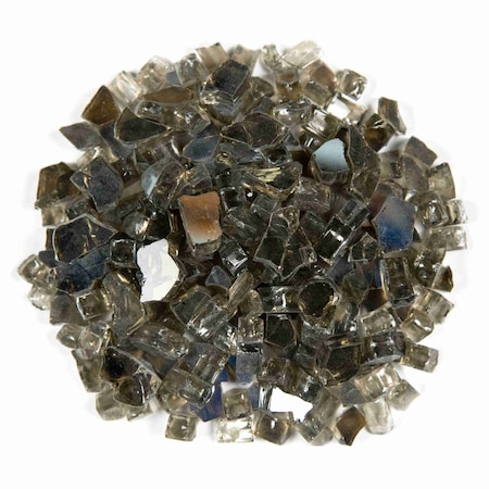 Msi 0.25 Cu. Ft. 0.5 In. 20 Lbs. Titan Brown Fireglass Rock ZOR-FIRGLS-0111