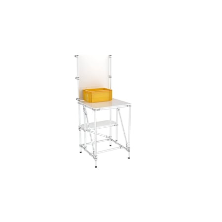 Trilogiq Workbench With Information Panel And Small Storage Level. 18956-08