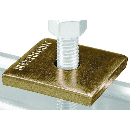 Superstrut 200 Square Conduit Washer, Stainless Steel, Gold, Galvanized ZAB2413/8-10