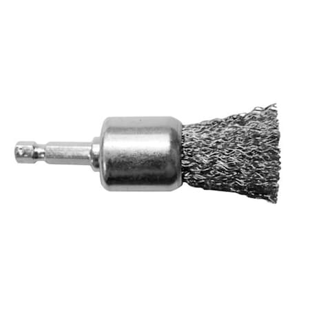 Century Drill & Tool 0.02 x 1 in. Knotted Wire End Brush, 2PK CY76202